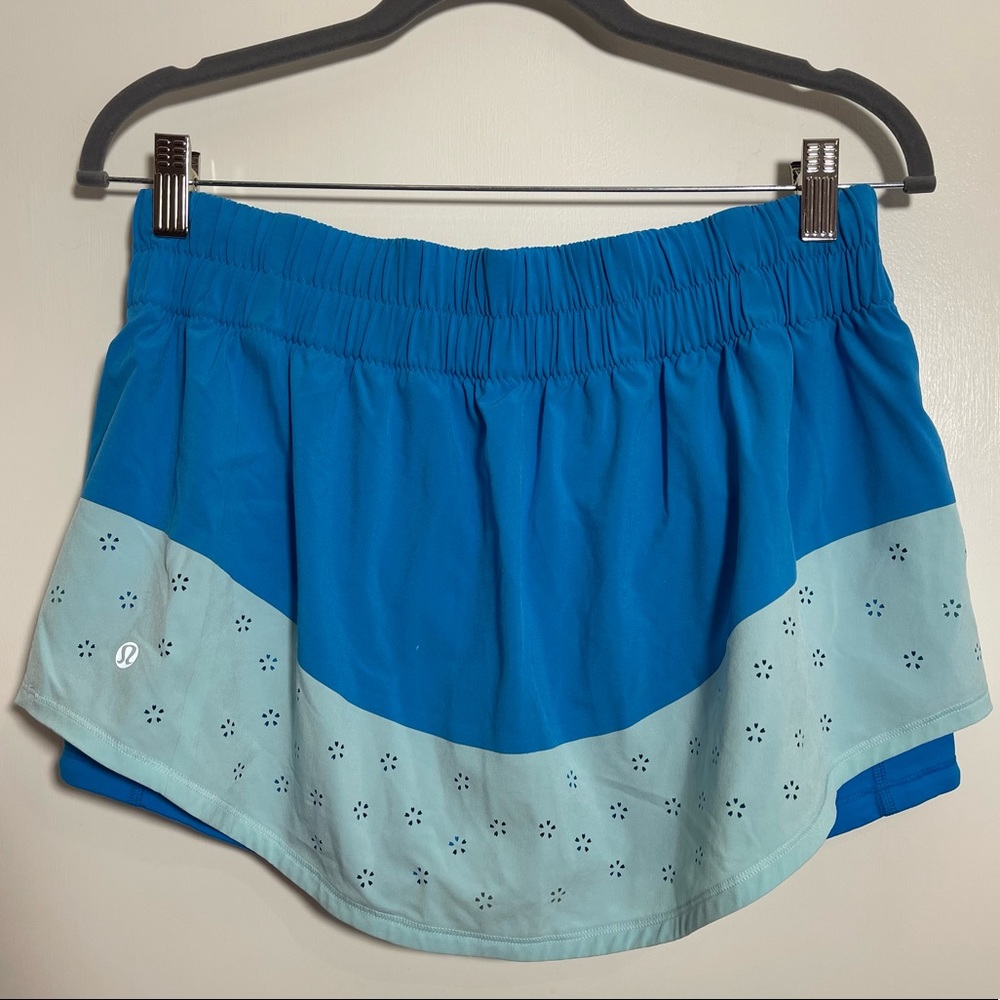 BLUE LULULEMON TENNIS SKORT SIZE 10